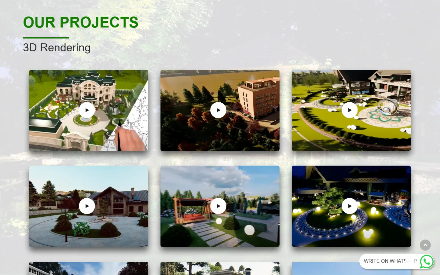 Портфолио 3D-проектов Prestige Garden Club